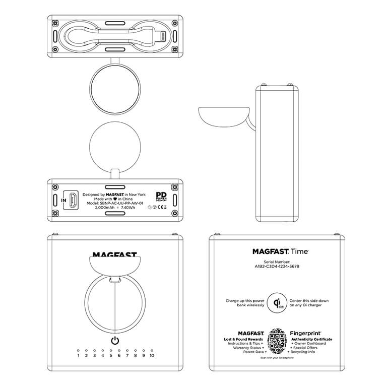 Apple Watch Charger - Qi Wireless Charging with Power Delivery