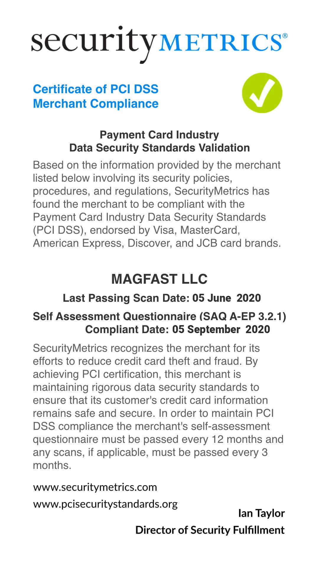 Pci compliance magfast chargers a family of premium magnetic chargers